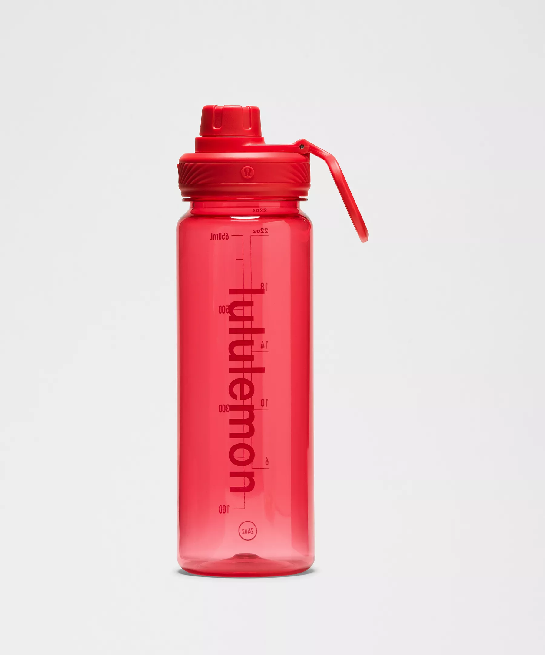 Back to Life Clear Bottle 24oz - Lulu Red - ONE SIZE - Image 1