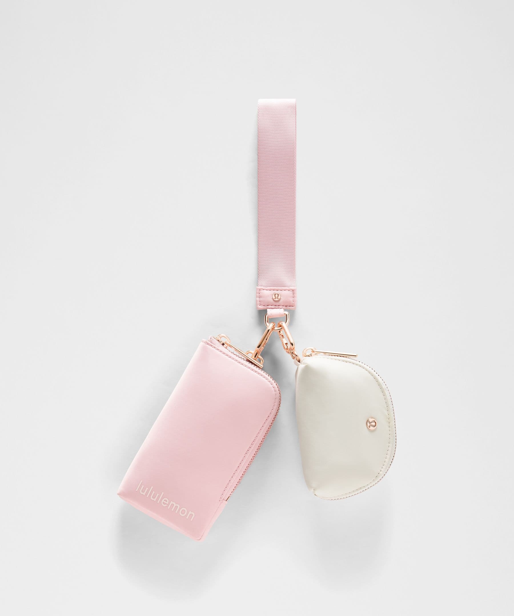 Dual Pouch Wristlet *Wallet - Mink Berry/Light Ivory - ONE SIZE