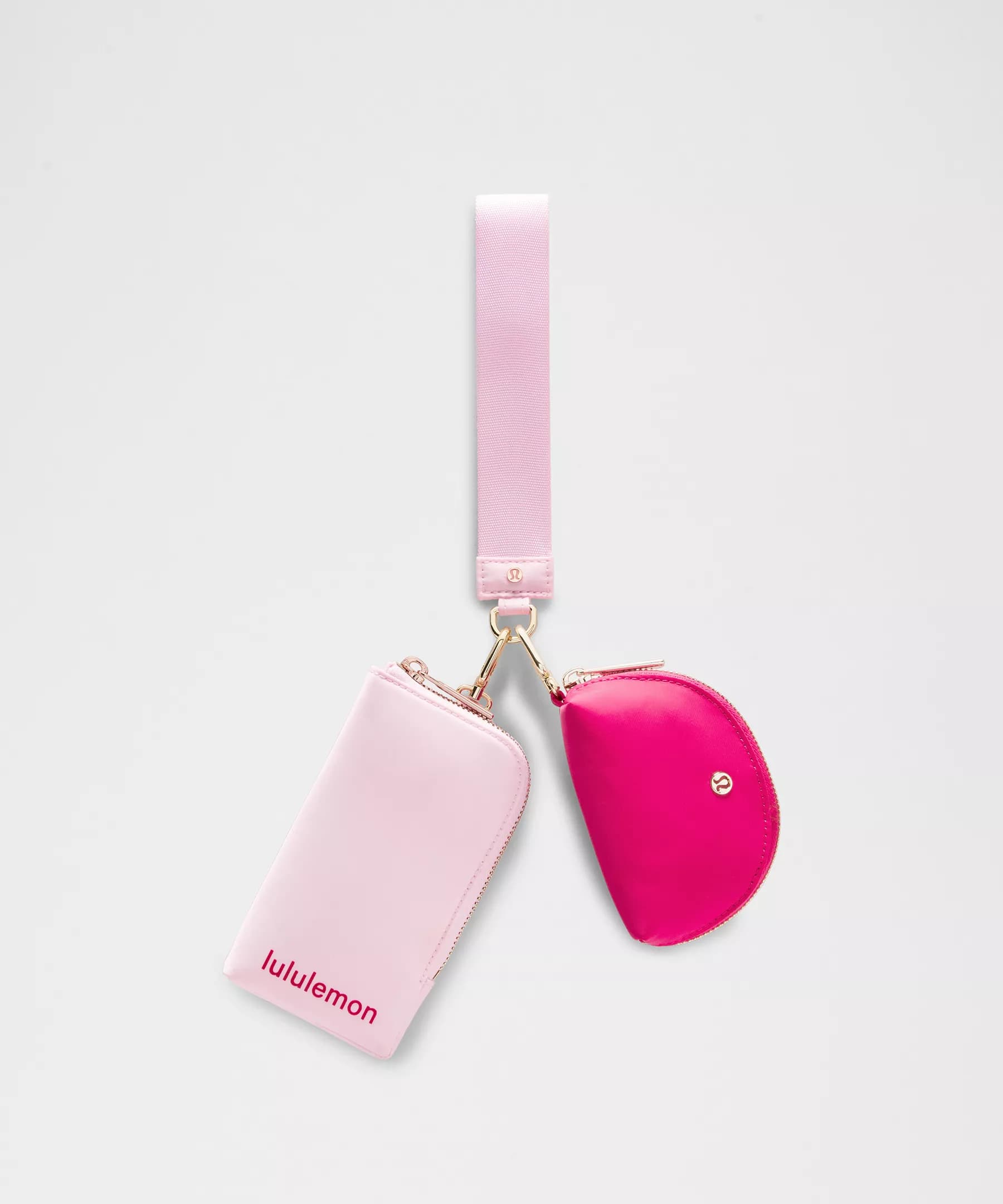 Dual Pouch Wristlet *Wallet - Blissful Pink/Calypso Pink - ONE SIZE - Image 1