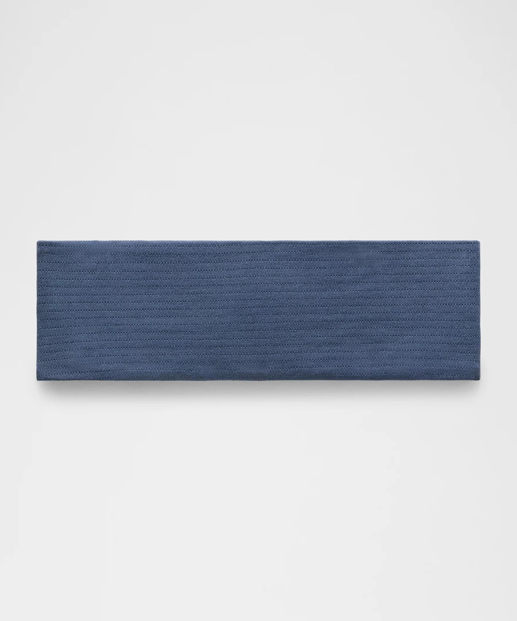 License to Train Wide Headband - Blue Twill - ONE SIZE - Image 1