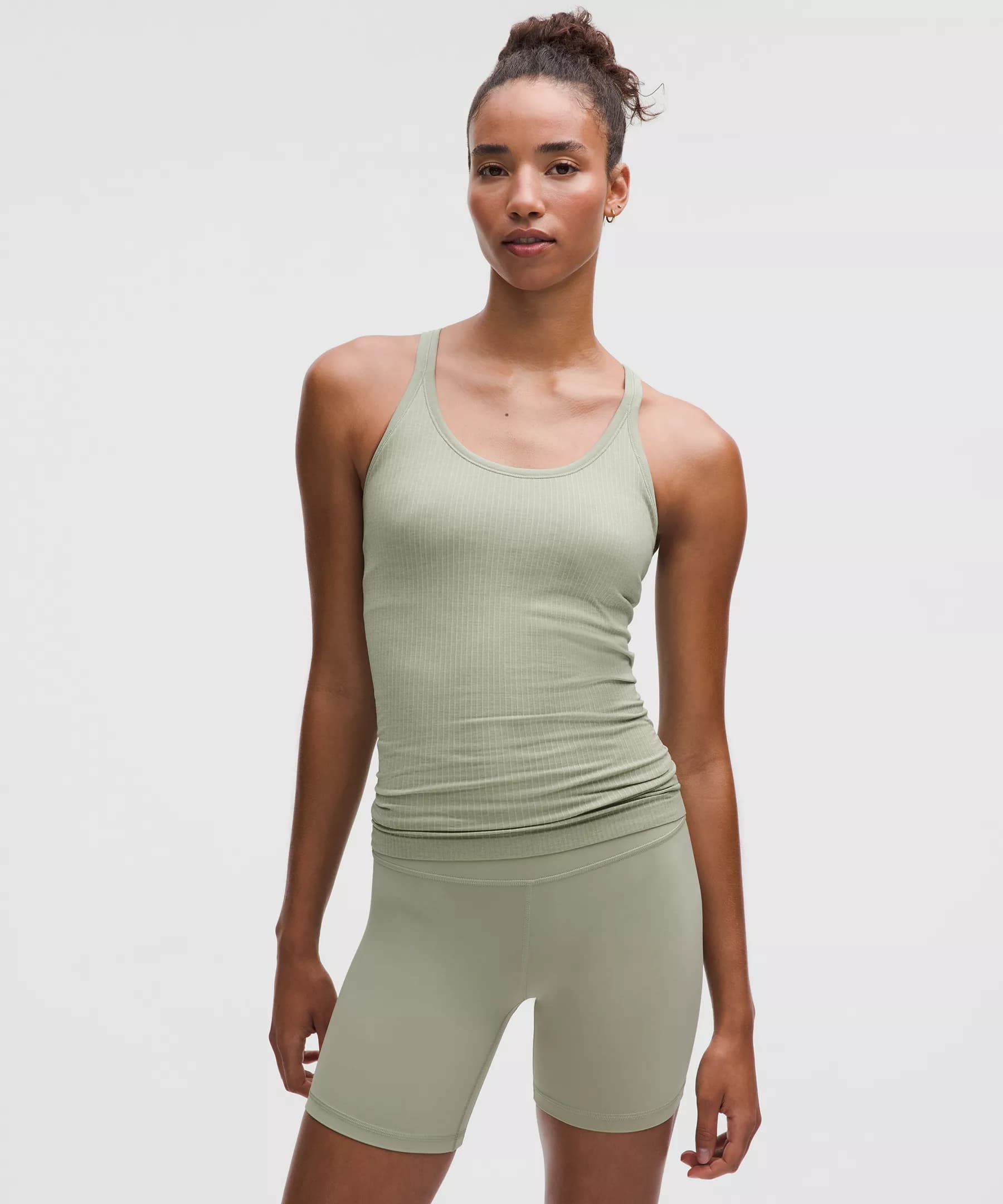Ebb to Street Tank Top *Light Support, B/C Cup - Fog Green - 8 - Image 1
