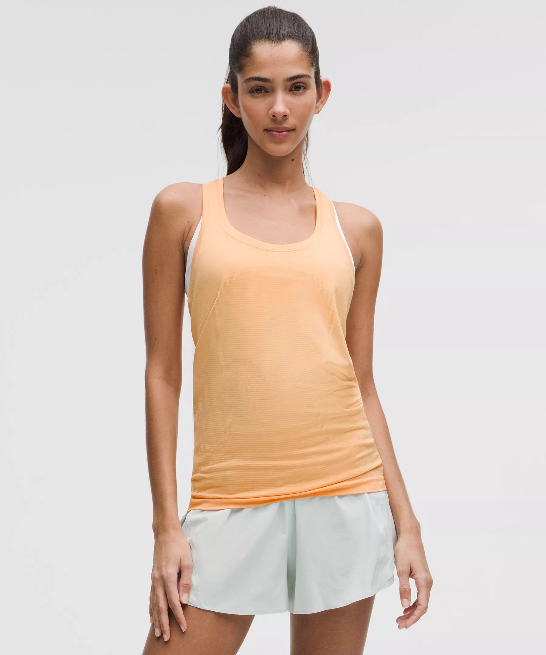 Swiftly Tech Racerback Tank Top 2.0 *Hip Length - Rock Melon/Rock Melon - 20 - Image 1