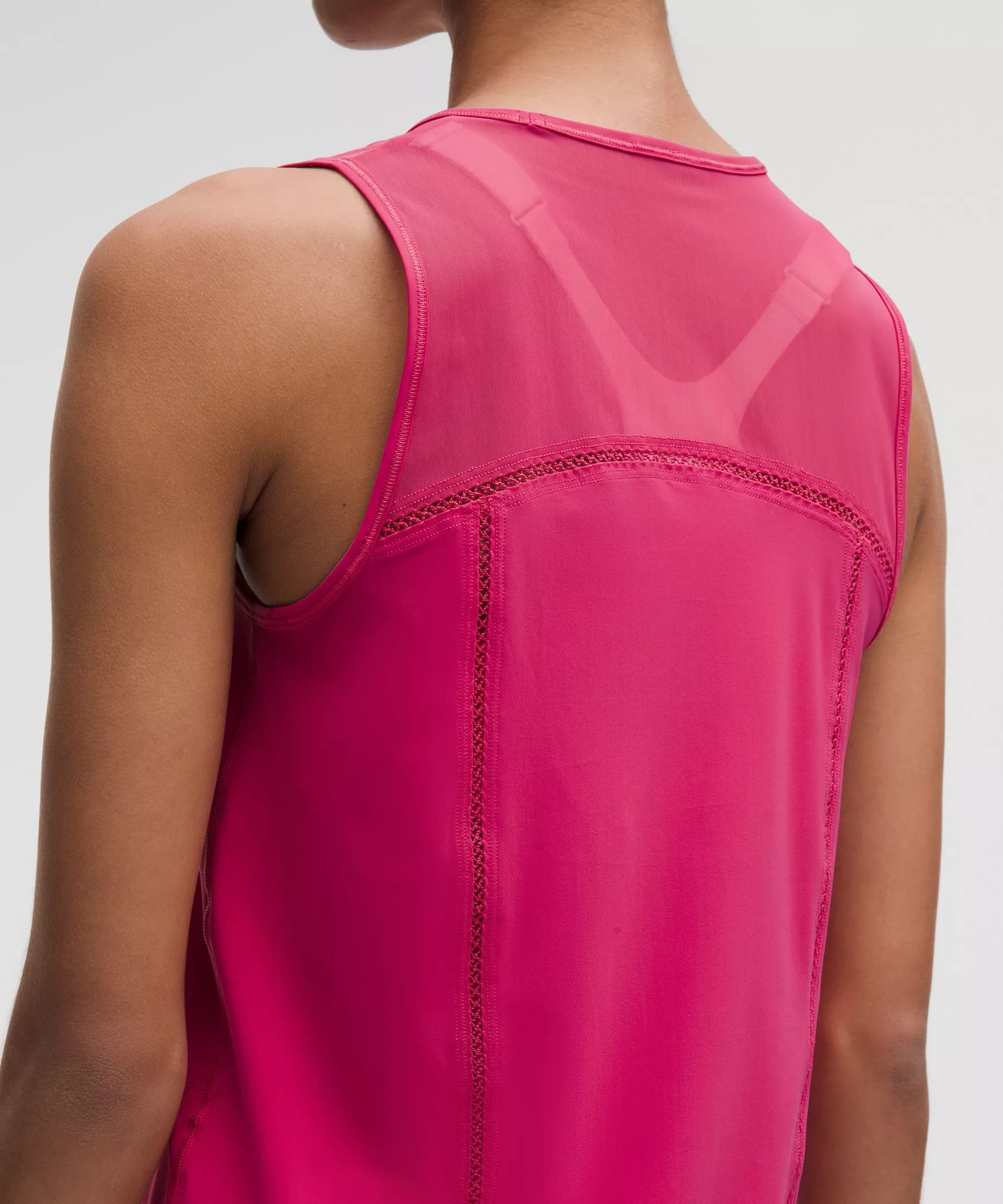 Sculpt Tank Top *Lace Trim - Raspberry coulis - 14 - Image 1