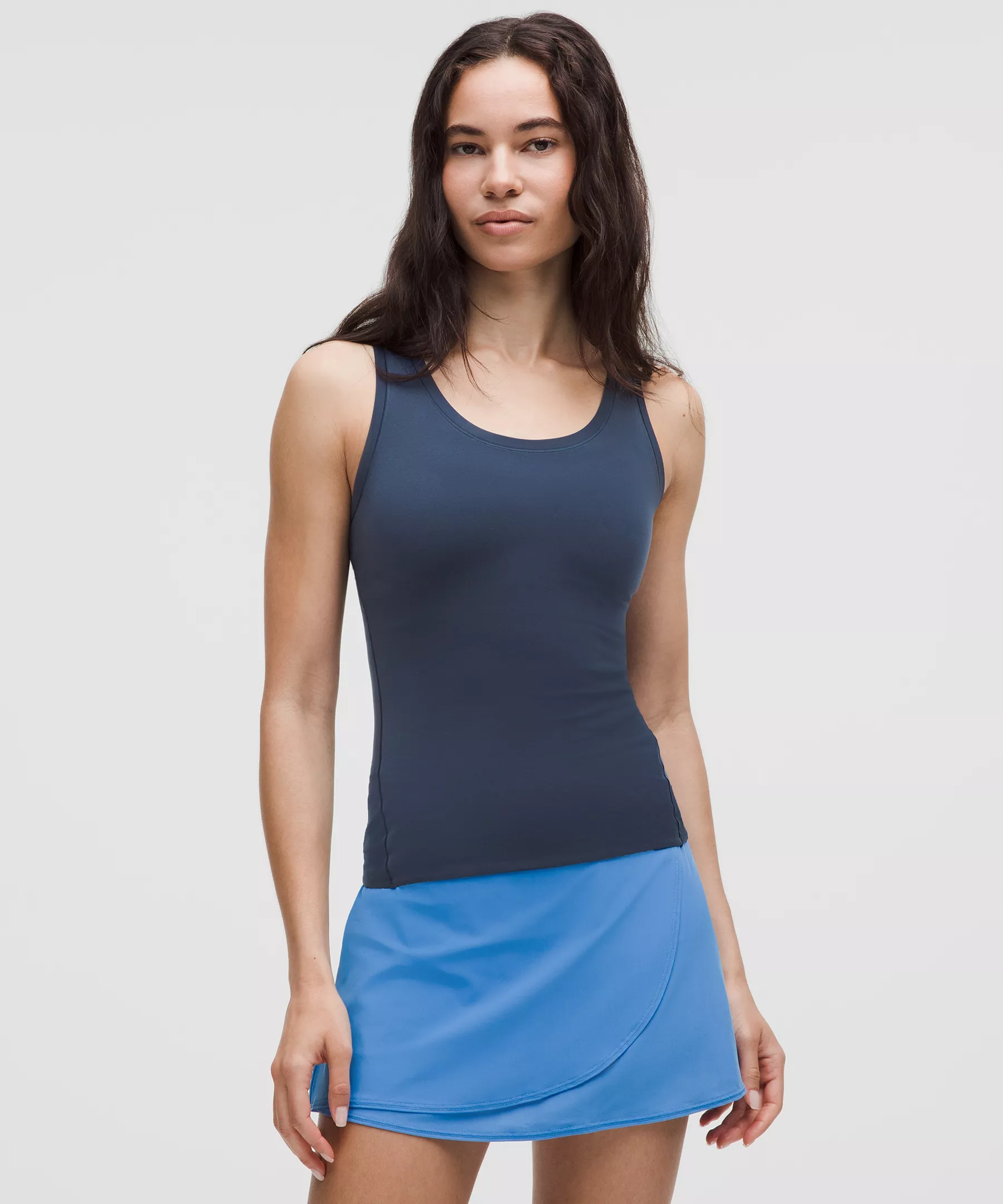 Wundermost Ultra-Soft Nulu Scoop-Neck Tank Top - Club Blue - XS - Image 1