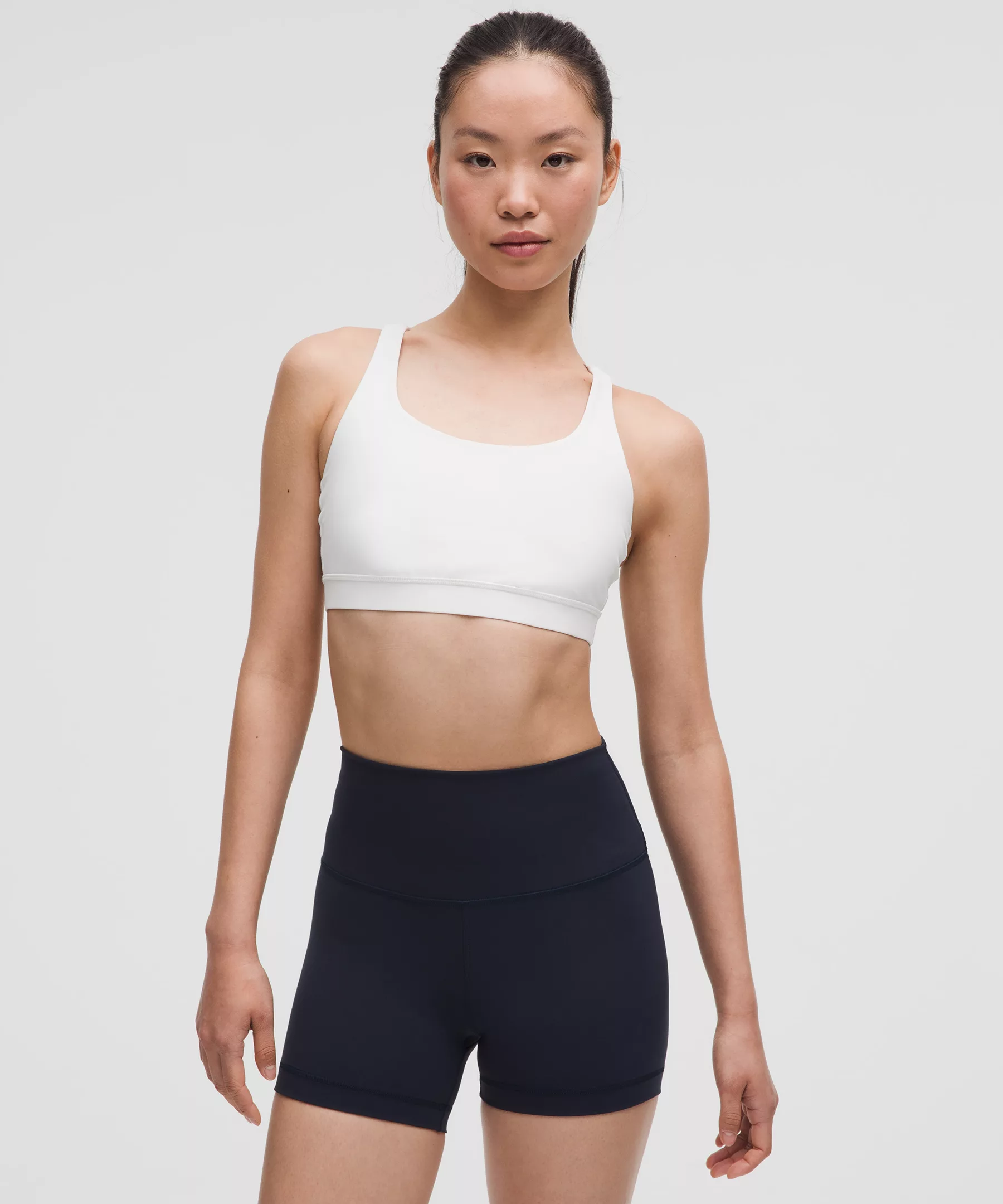lululemon Energy Bra *Medium Support, B–D Cups - White - 14 - Image 1