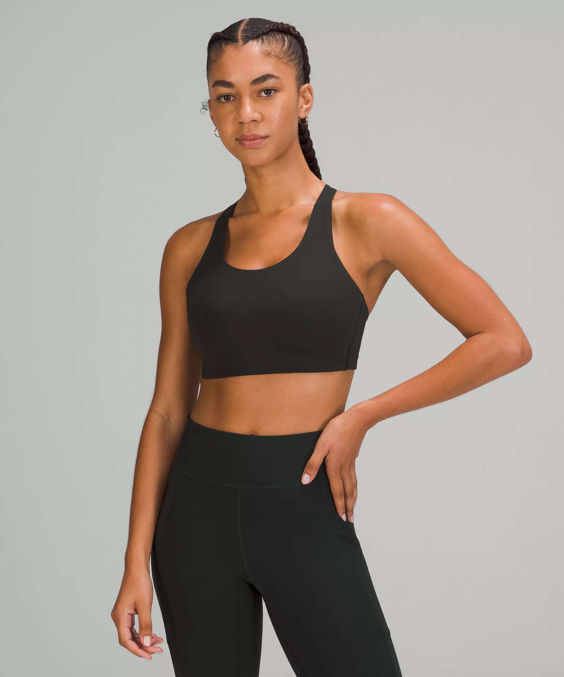 lululemon Energy Bra *High Support, B–G Cups - Rainforest Green - 34G - Image 1