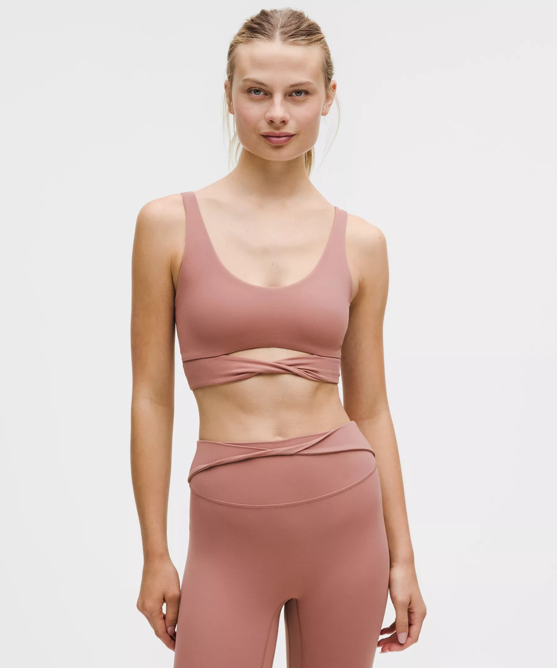 Nulu Twist-Front Scoop-Neck Bra thumbnail 5