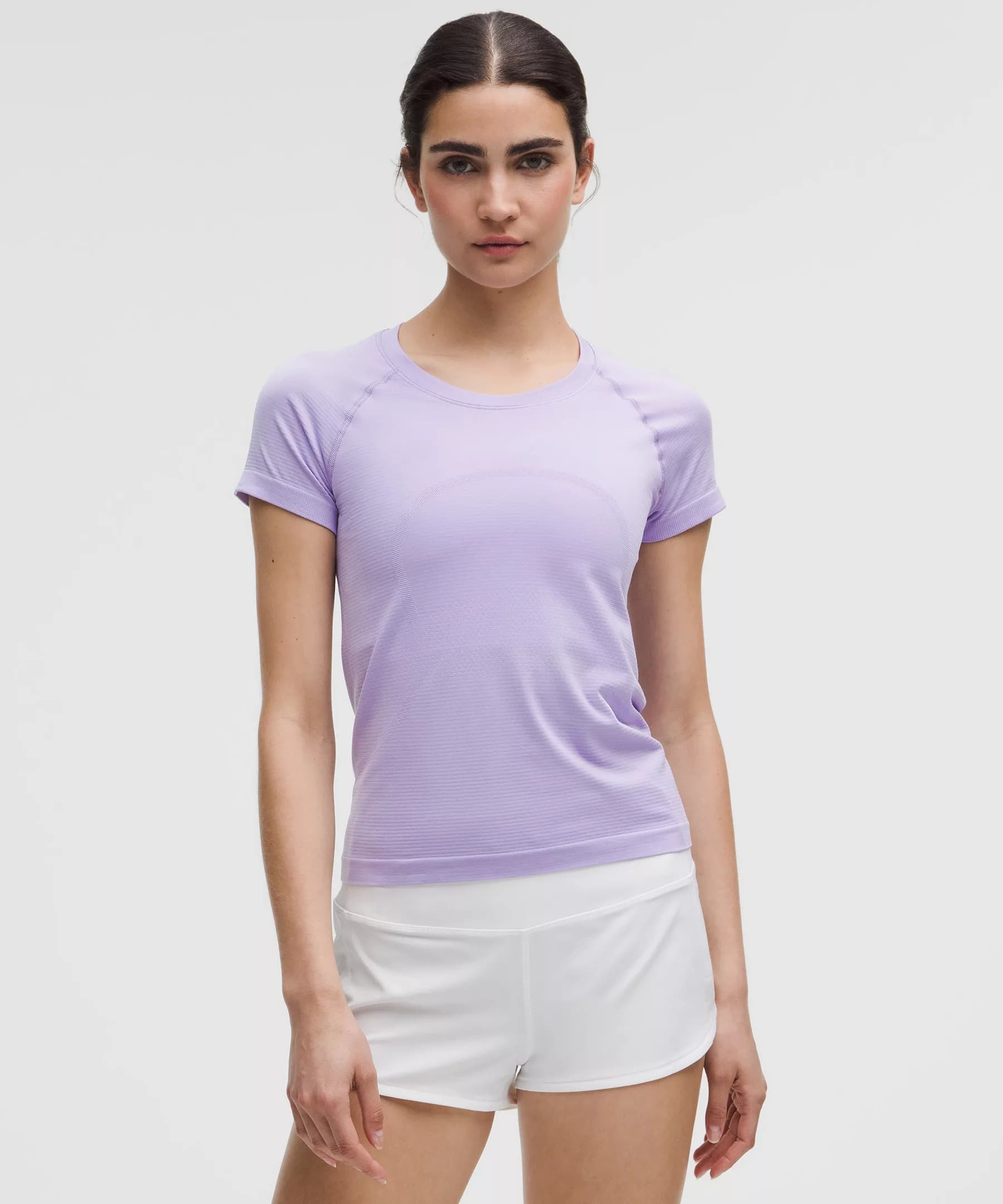 Swiftly Tech Short-Sleeve Shirt 2.0 *Waist Length - Lilac Breeze/Lilac Breeze - 6 - Image 1