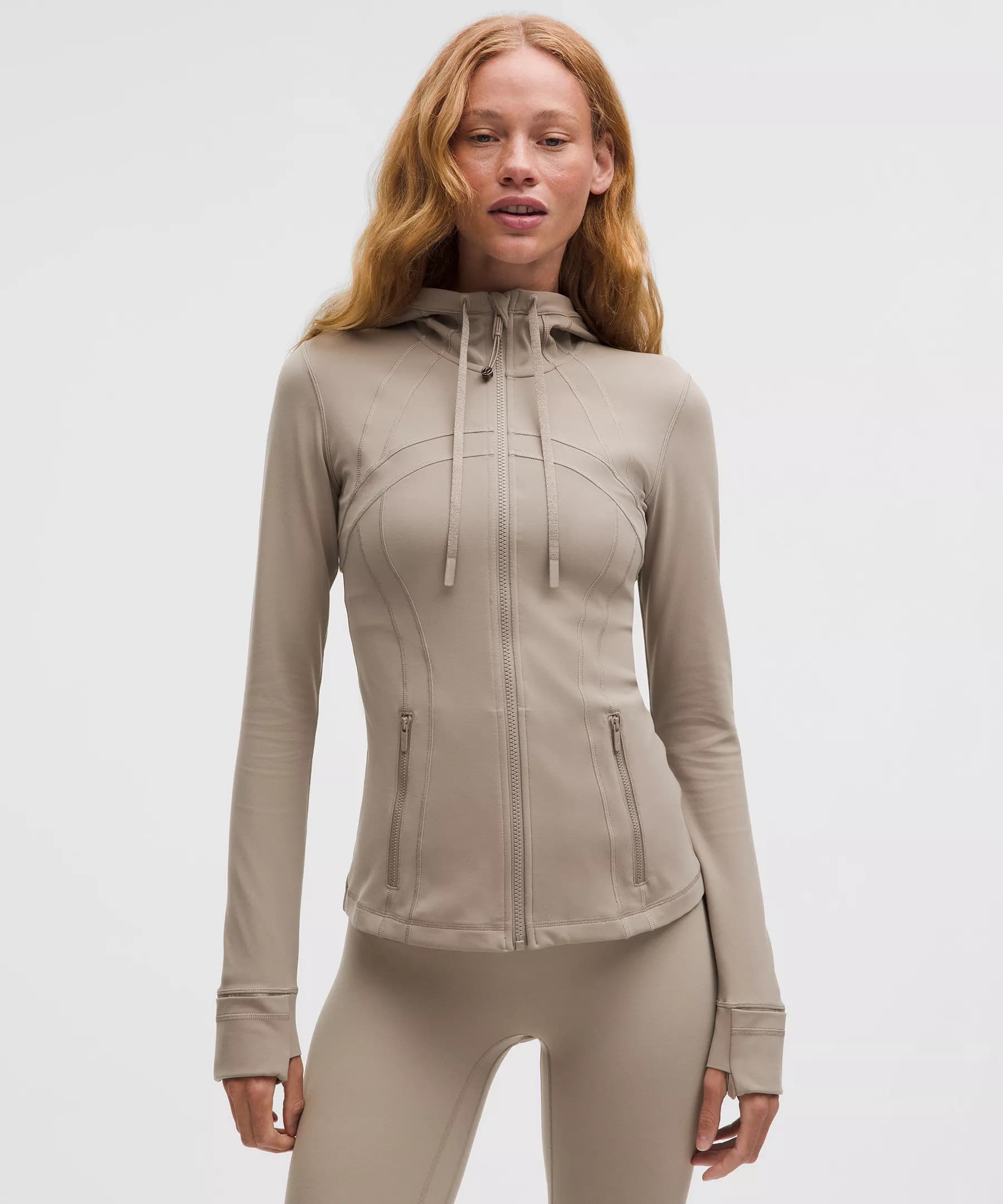 Define Hooded Jacket *Nulu - Warm Ash Grey - 4 - Image 1