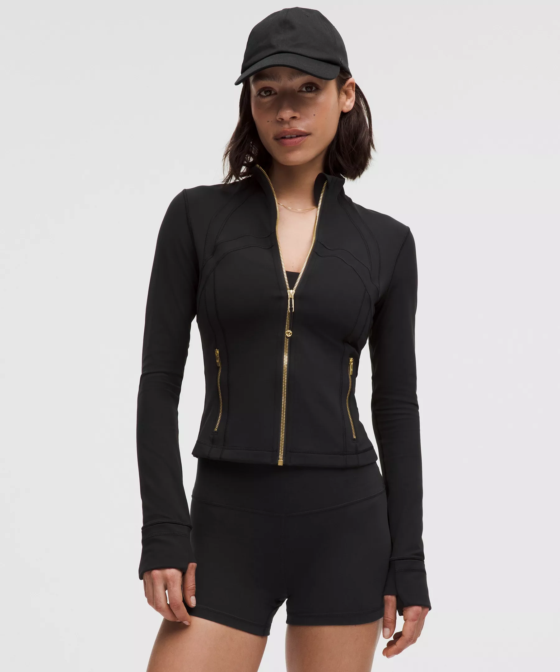 Define Cropped Jacket *Nulu - Black/Gold/Gold - 2 - Image 1