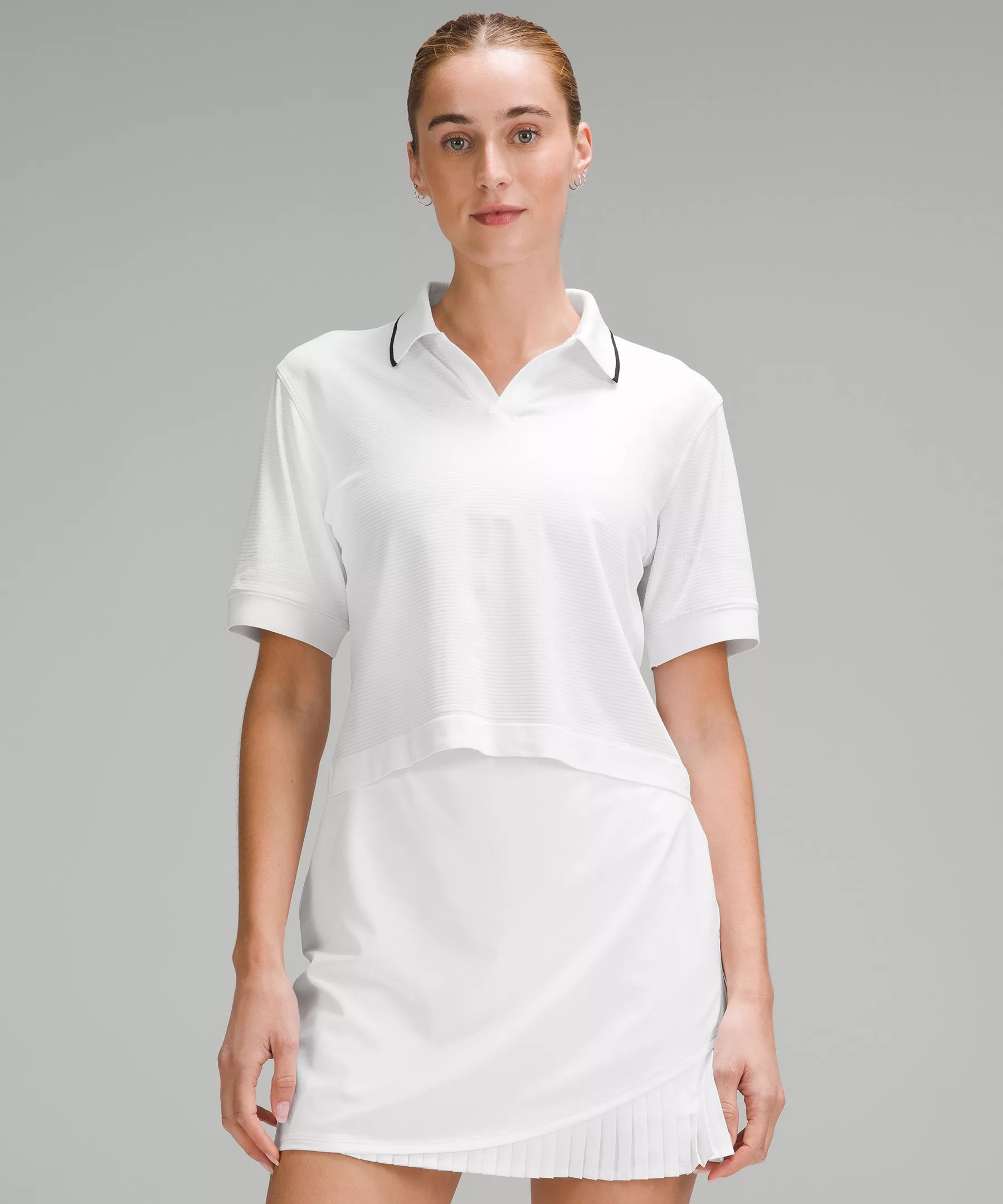 Swiftly Tech Short-Sleeve Polo Shirt *Colour Tip - Image 1