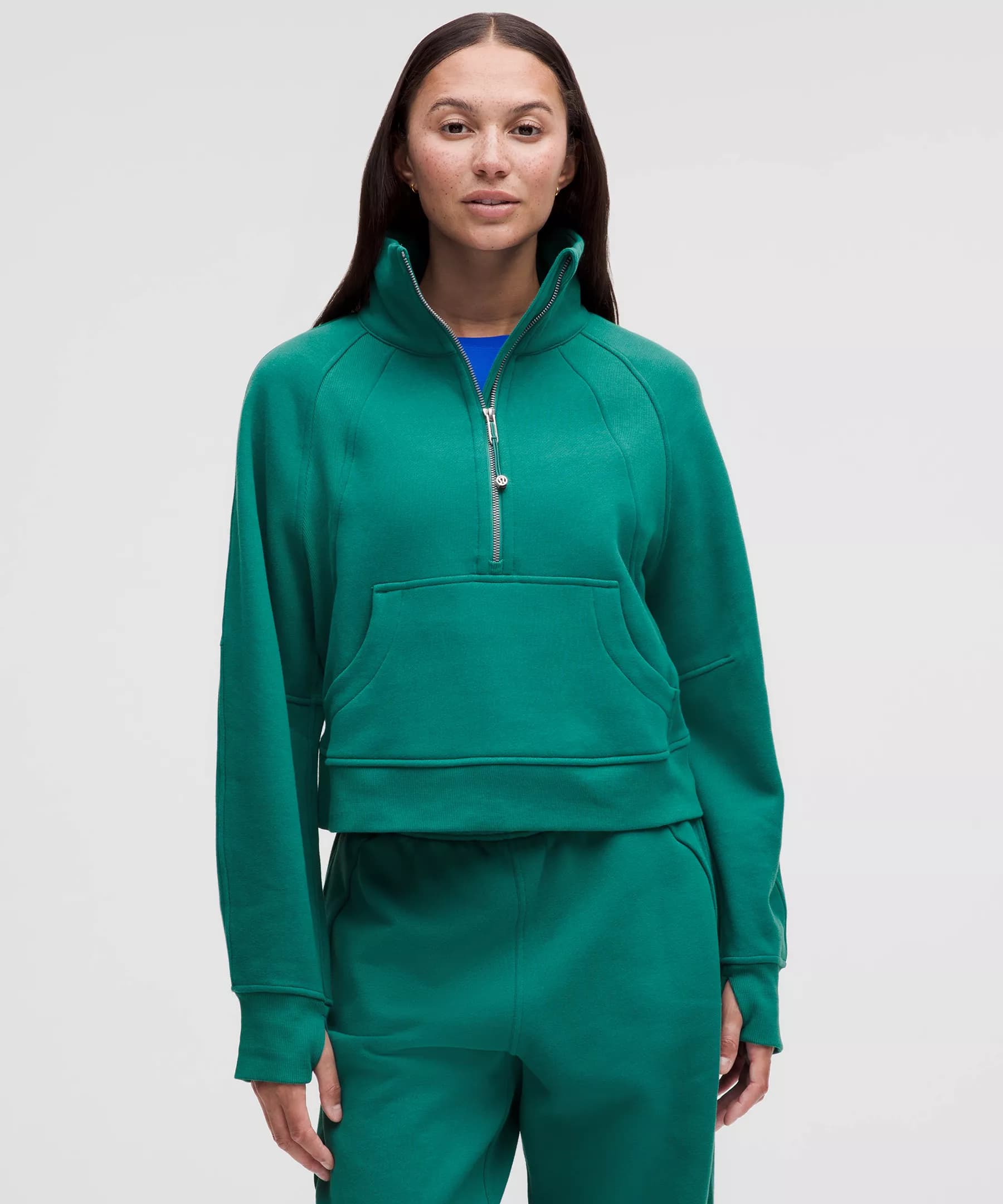 Scuba Oversized Funnel-Neck Half Zip - Image 1