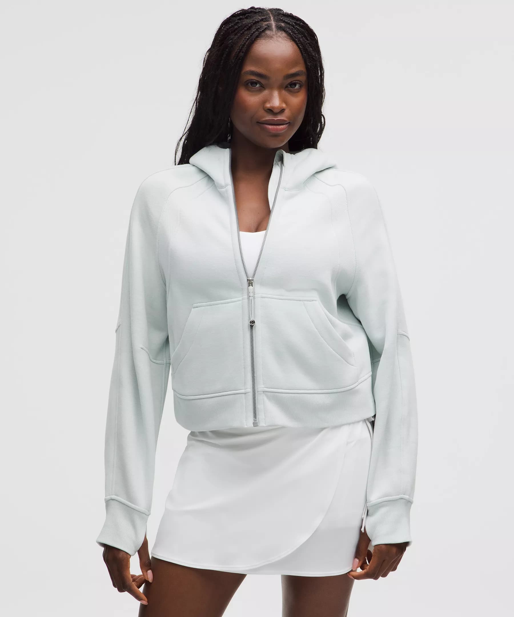 Scuba Oversized Full-Zip Hoodie - Ocean Air - XS/S - Image 1
