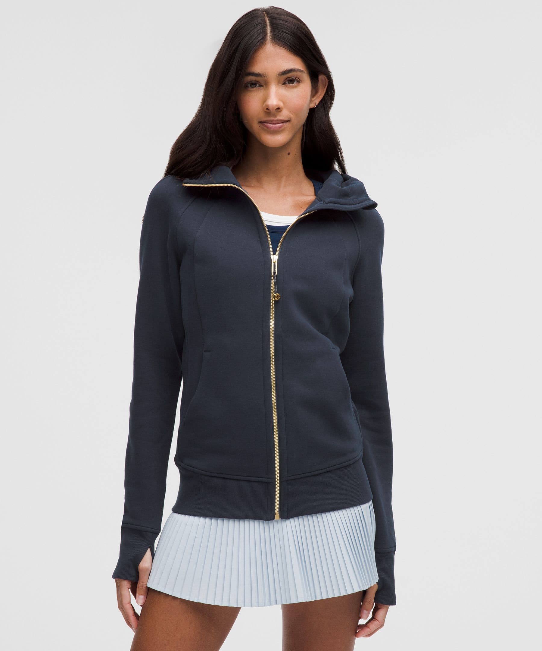 Scuba Full-Zip Hoodie - True Navy/Gold - 2