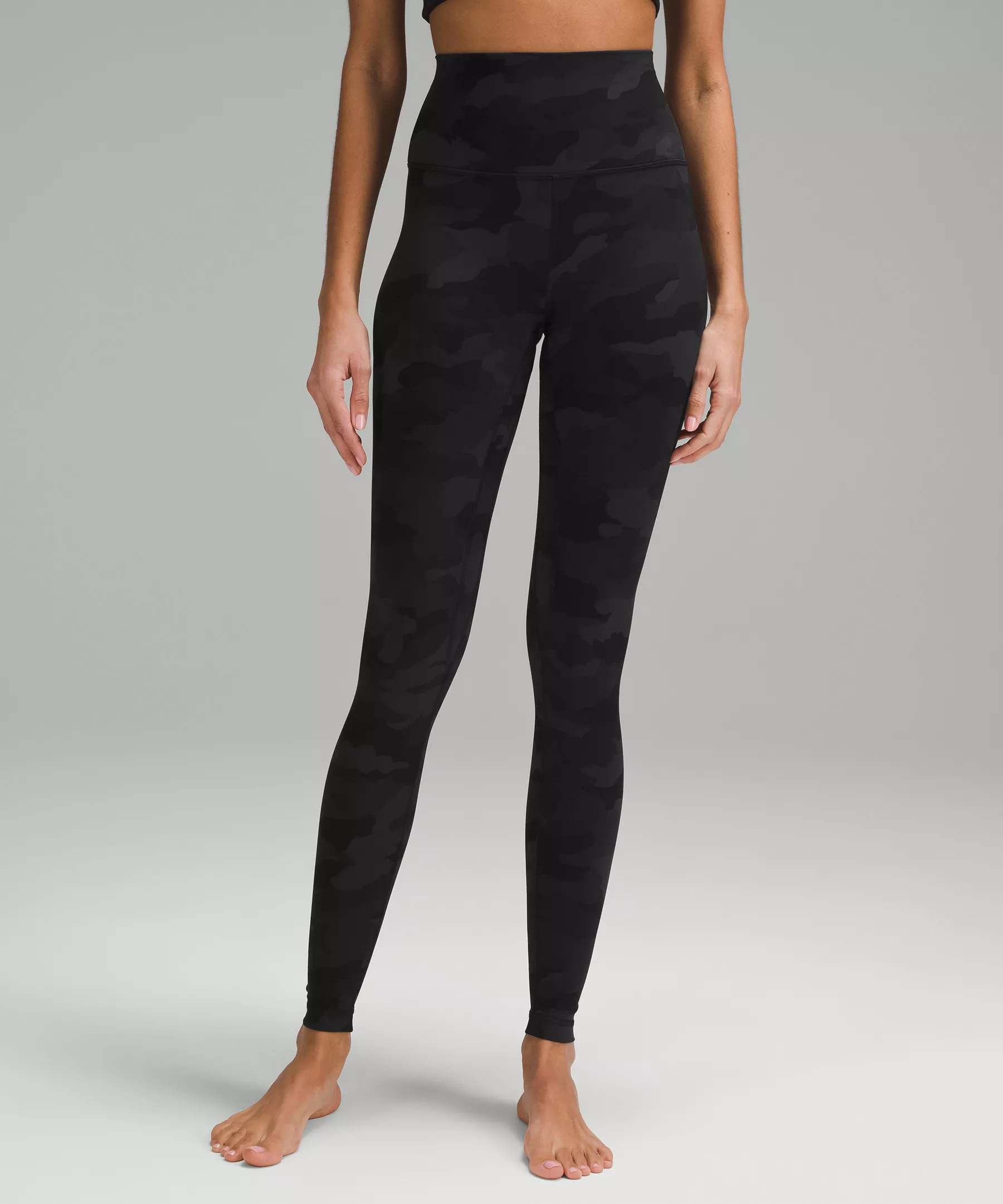 lululemon Align™ High-Rise Pant 28" - Heritage 365 Camo Deep Coal Multi - 4 - Image 1