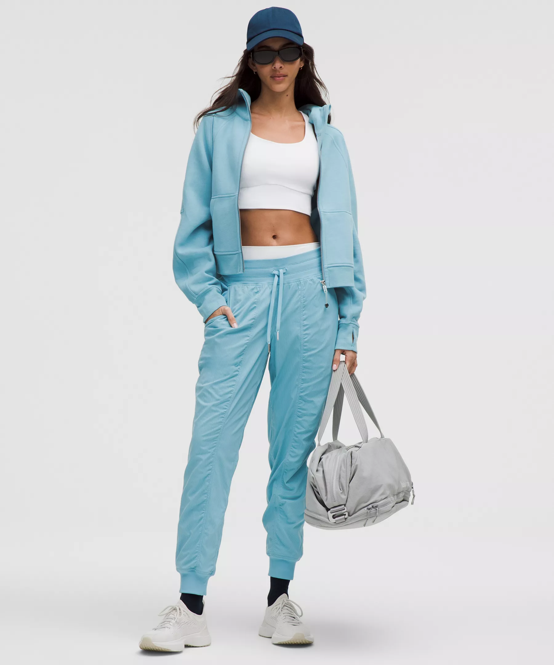 Dance Studio Mid-Rise Jogger *Full Length - Washed Blue - 8 - Image 1