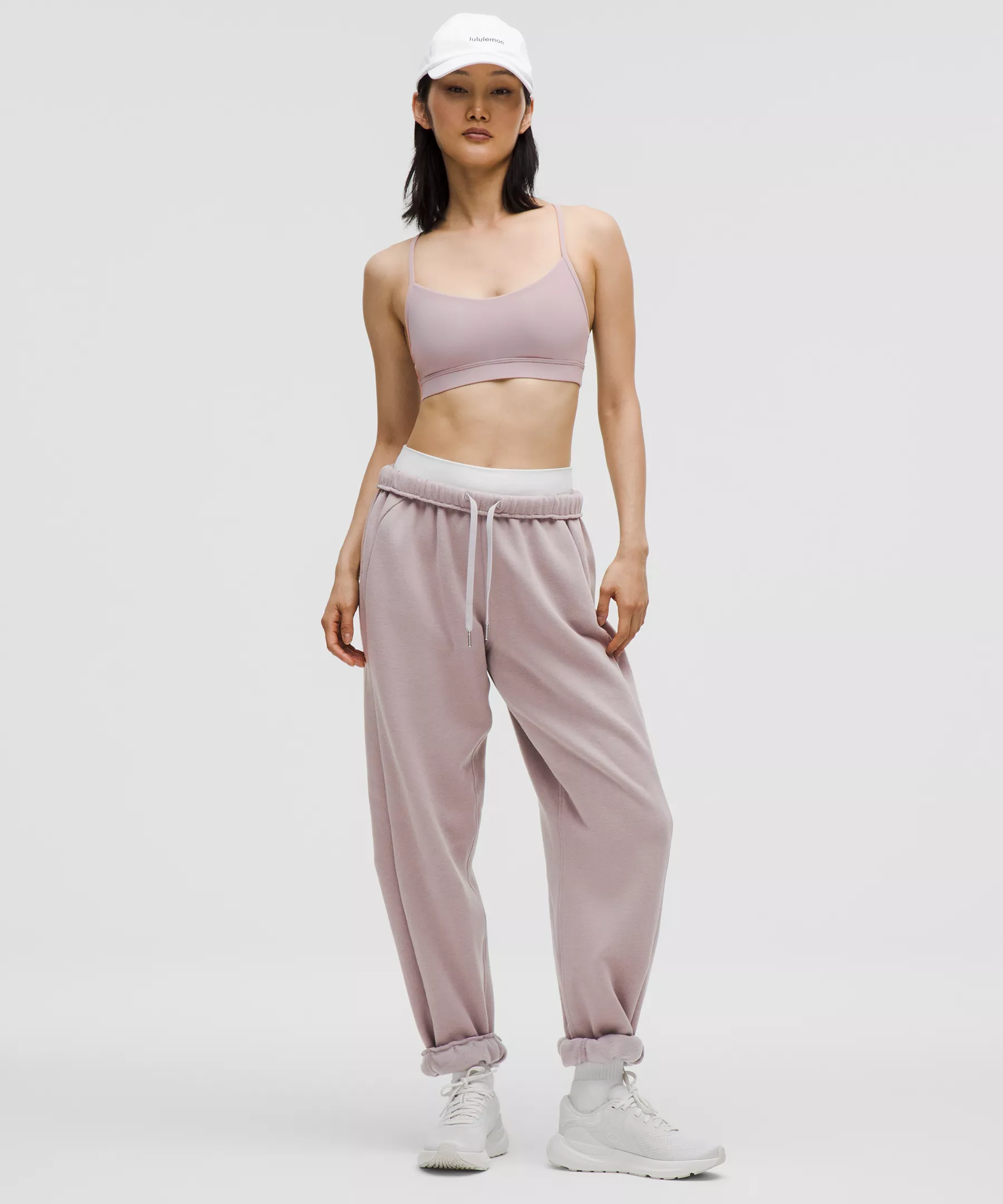 Scuba Mid-Rise Oversized Jogger *Regular - Mauve Grey - XS - Image 1