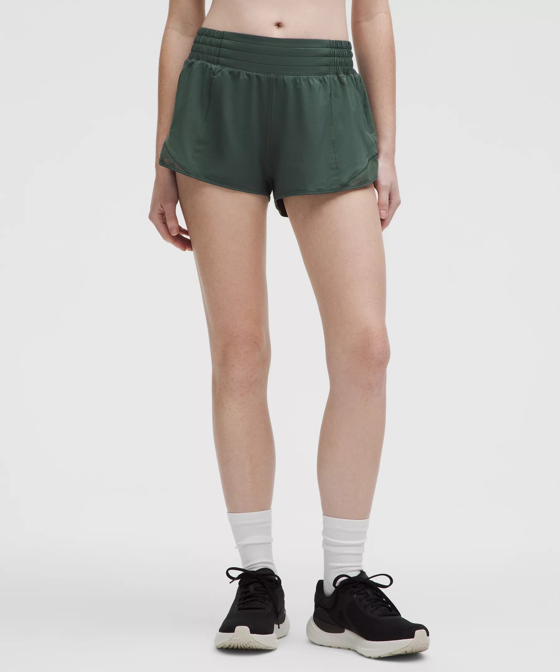 Hotty Hot High-Rise Lined Short 2.5" - Dark Forest - 2 - Image 1
