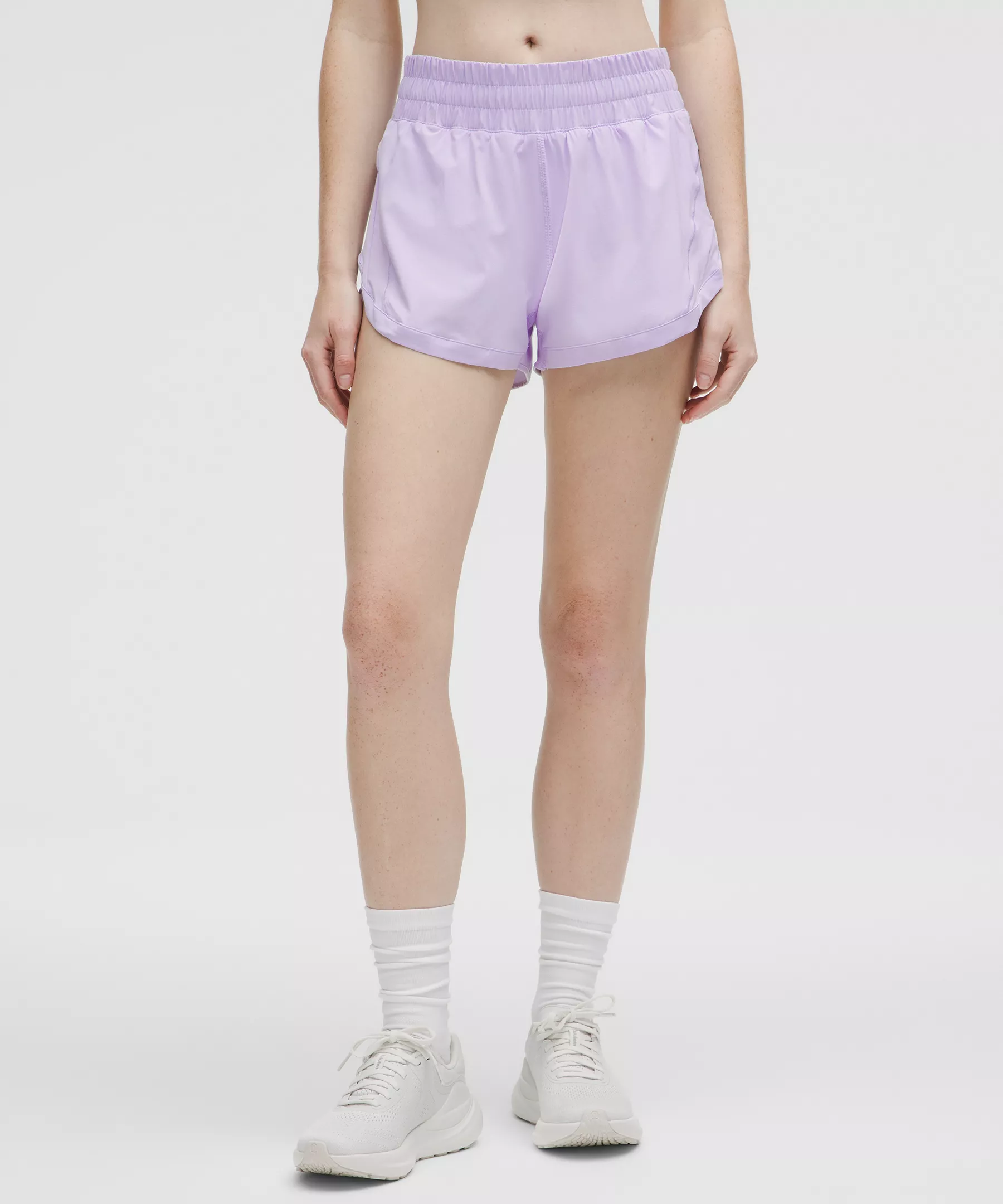 Track That High-Rise Lined Short 3" - Lavender Frost - 8 - Image 1