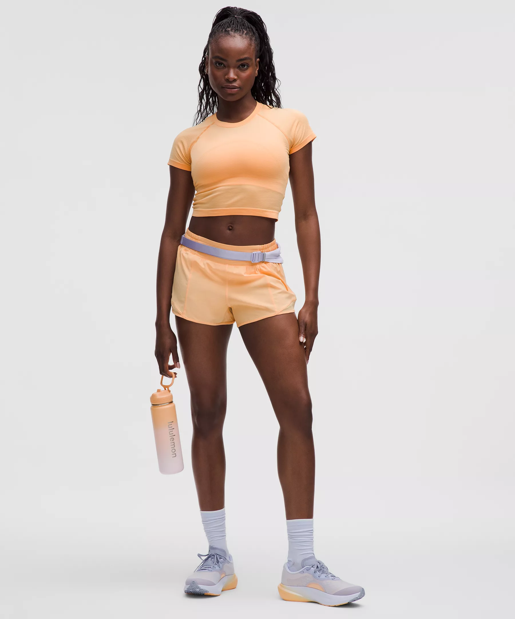 Hotty Hot High-Rise Lined Short 2.5" - Rock Melon - 10 - Image 1