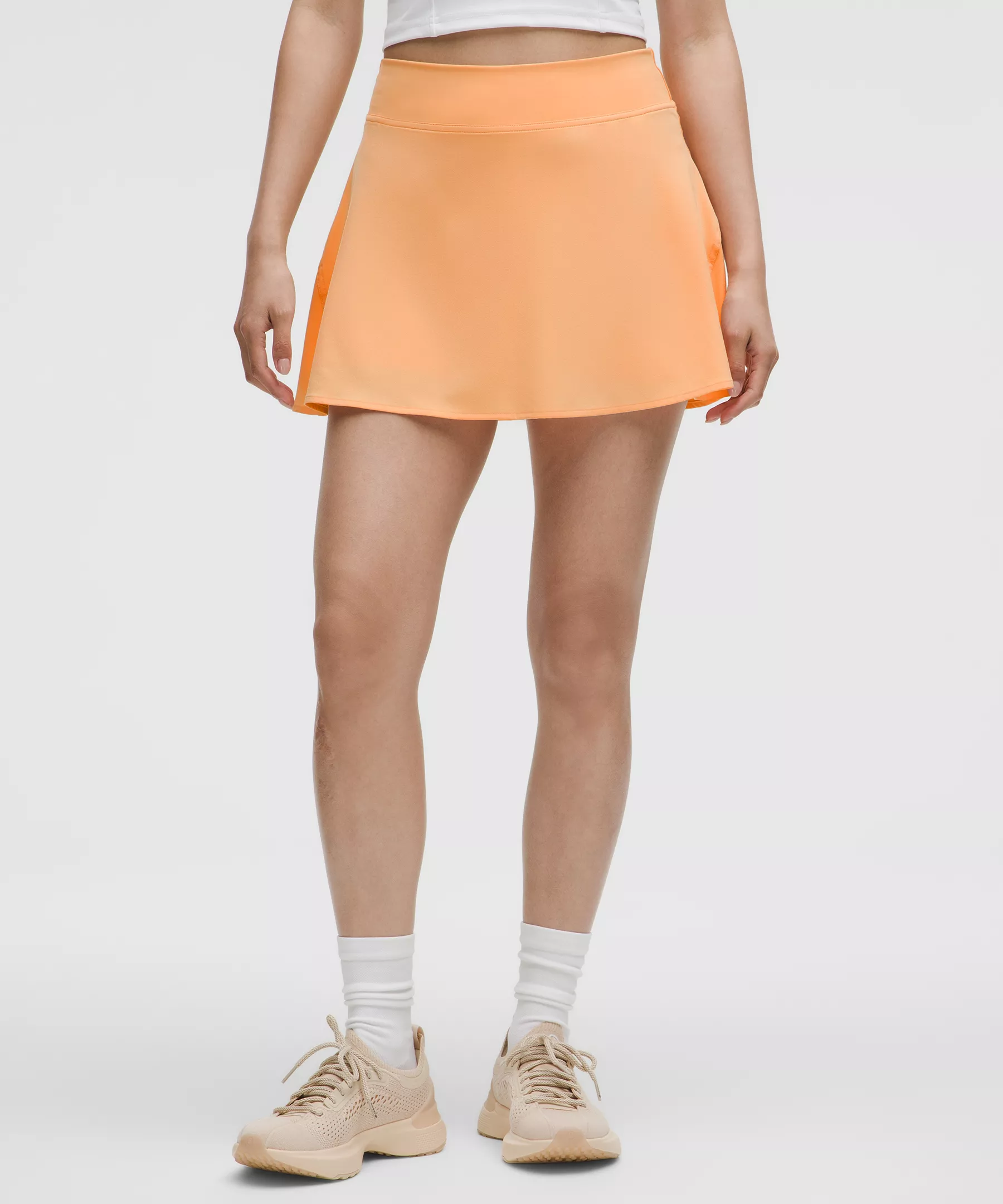 Lightweight High-Rise Tennis Skirt - Rock Melon - 8 - Image 1