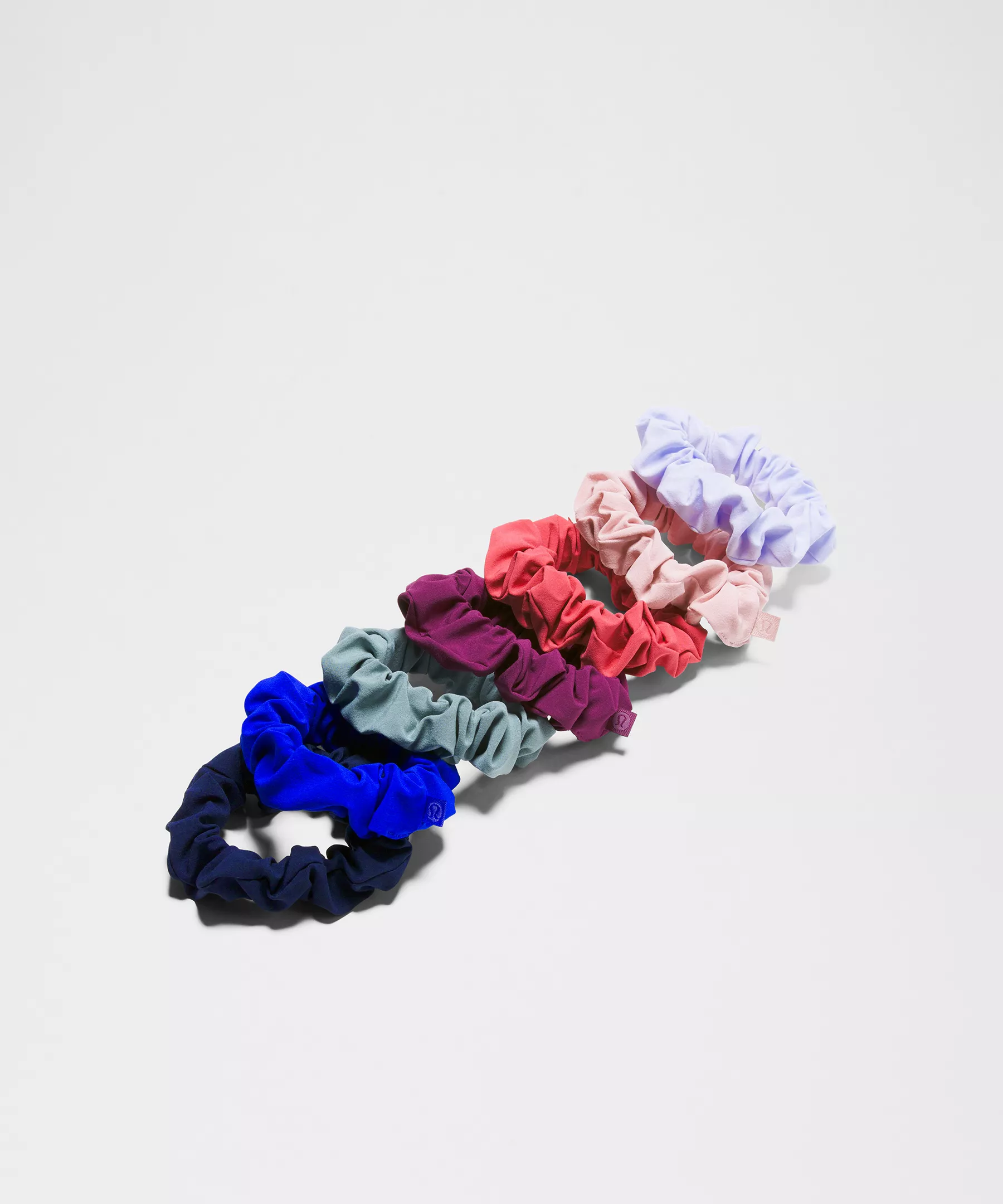 Uplifting Scrunchies *7 Pack - Chilled Grape/Raspberry Coulis/Pink Haze/Crater Blue/Starch Blue/Galactic Cobalt/True Navy - ONE SIZE - Image 1