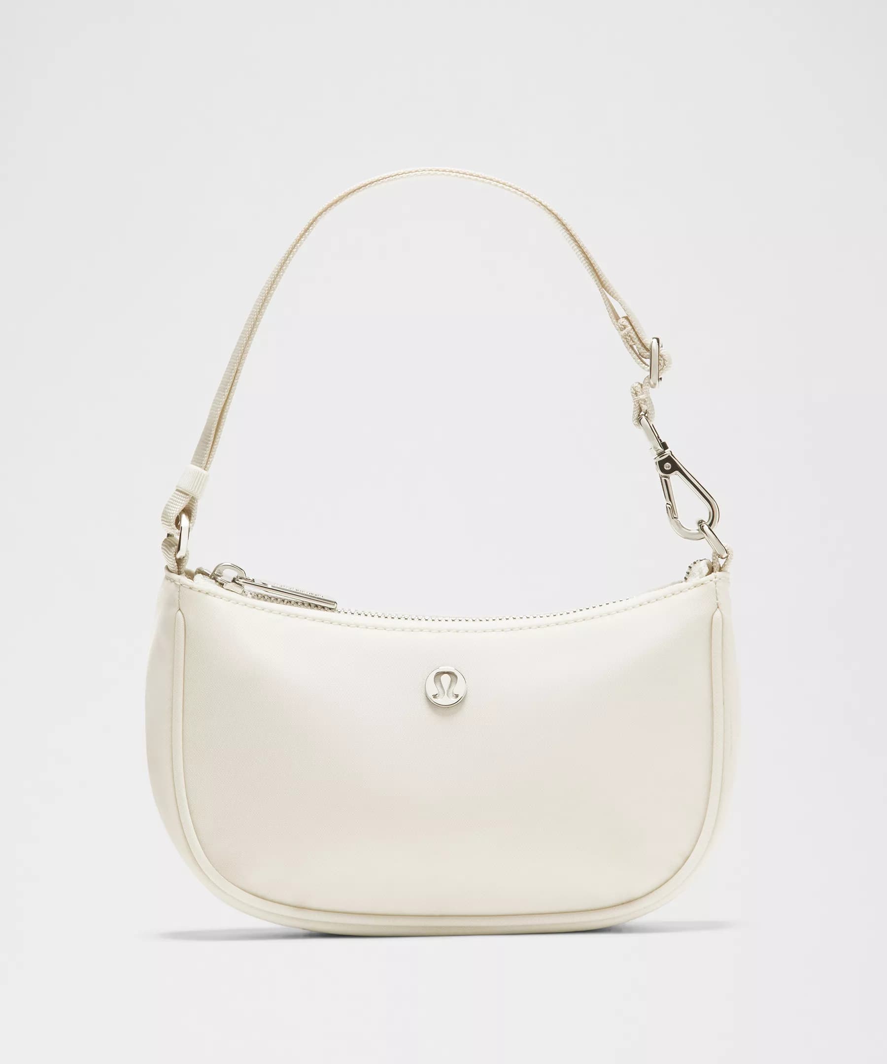 City Essentials Mini Shoulder Bag 1L - Light Ivory/Silver - ONE SIZE - Image 1