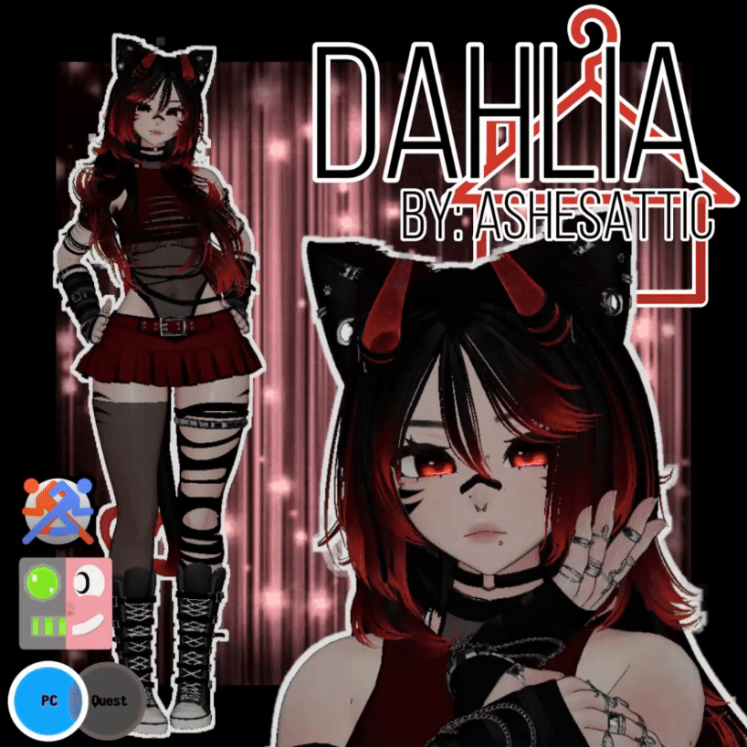 Dahlia - PC, NSFW, SPS, VRCFT, GOGO - Image 1