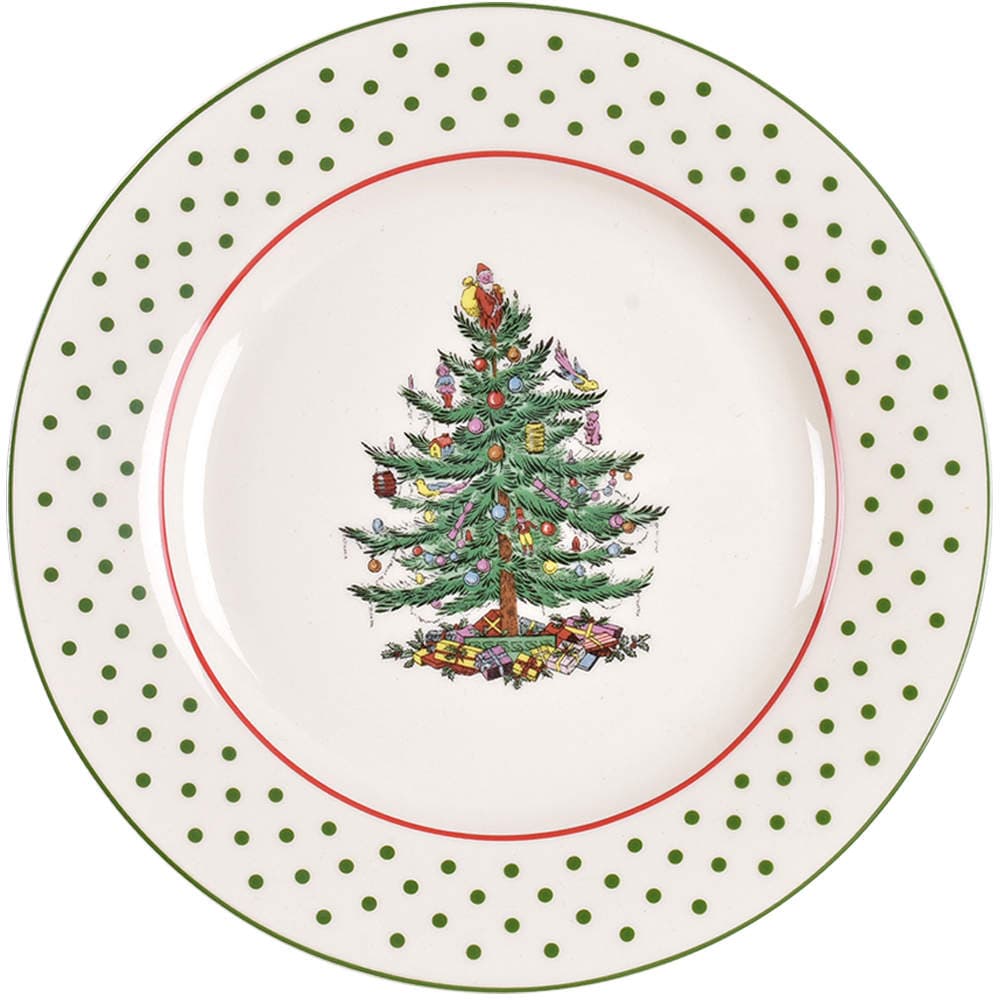 Christmas Tree Dessert/Pie Plate by Spode - Image 1