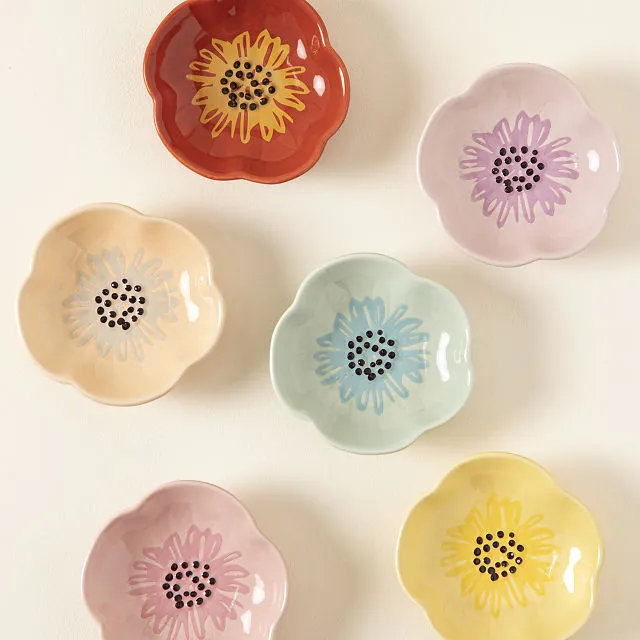 Little Flower Snack Bowls - Set of 6 - Image 1