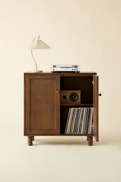 Clara 2-Door Wood Storage Cabinet - Image 1