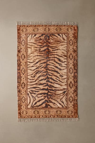 Jaya Animal Digital Printed Chenille Rug - Image 1