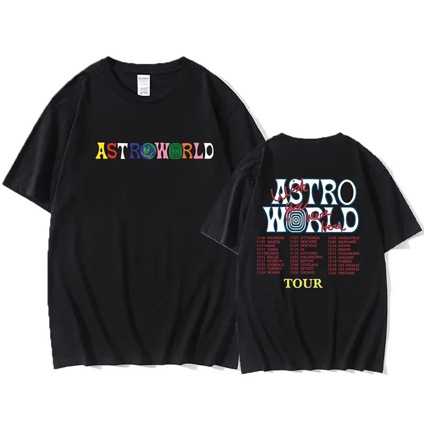 220g Heavyweight Cotton Ivan Cornejo Mirada Tour 2024 Graphic T-Shirt - Black Oversized Vintage Hip Hop Tee with ASTROWORLD & Tour Print, Unisex Streetwear for Men & Women, Hip Hop T Shirt