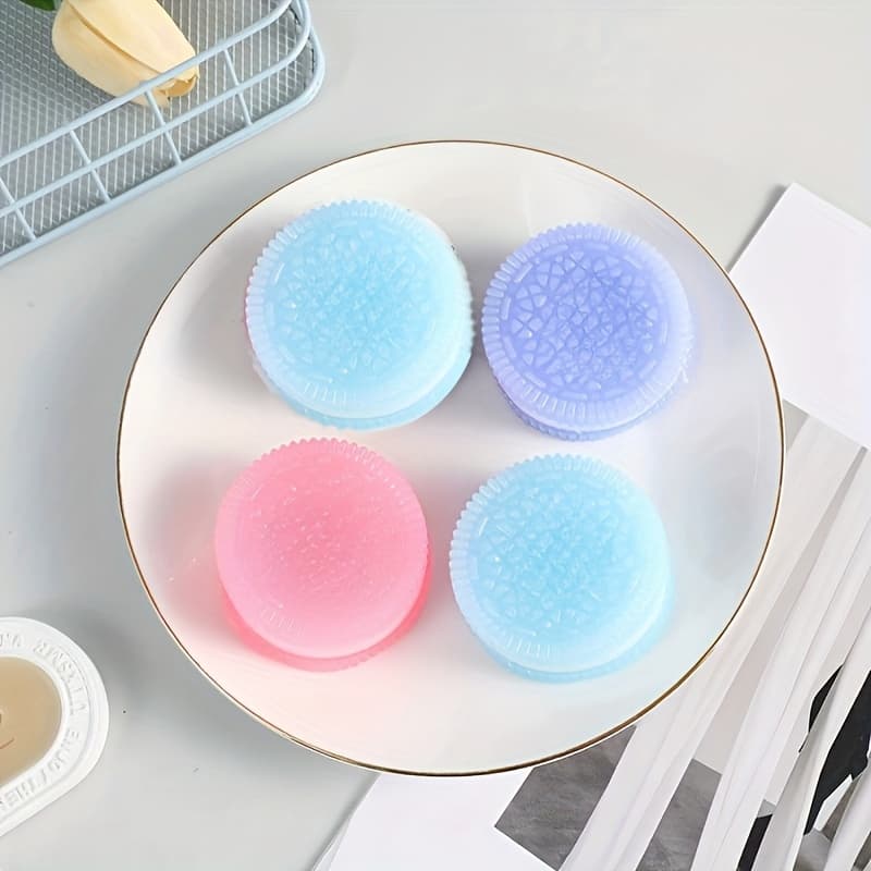 2pcs Set Of Super Pressure And Super Soft Release Toys, Relaxing Toys, Happy Sandwich Biscuit Pinching, Cream Sandwich Soft And Sticky, Soft Toys, Taba Soft, Perfect for Birthday And Party Gifts - Image 1
