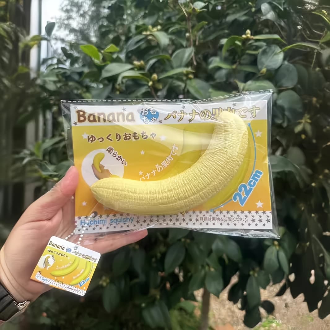 Super Soft And Slow Rebound Hachimi Banana Pulp Class Manual Supermarket Pinch Fun - Image 1