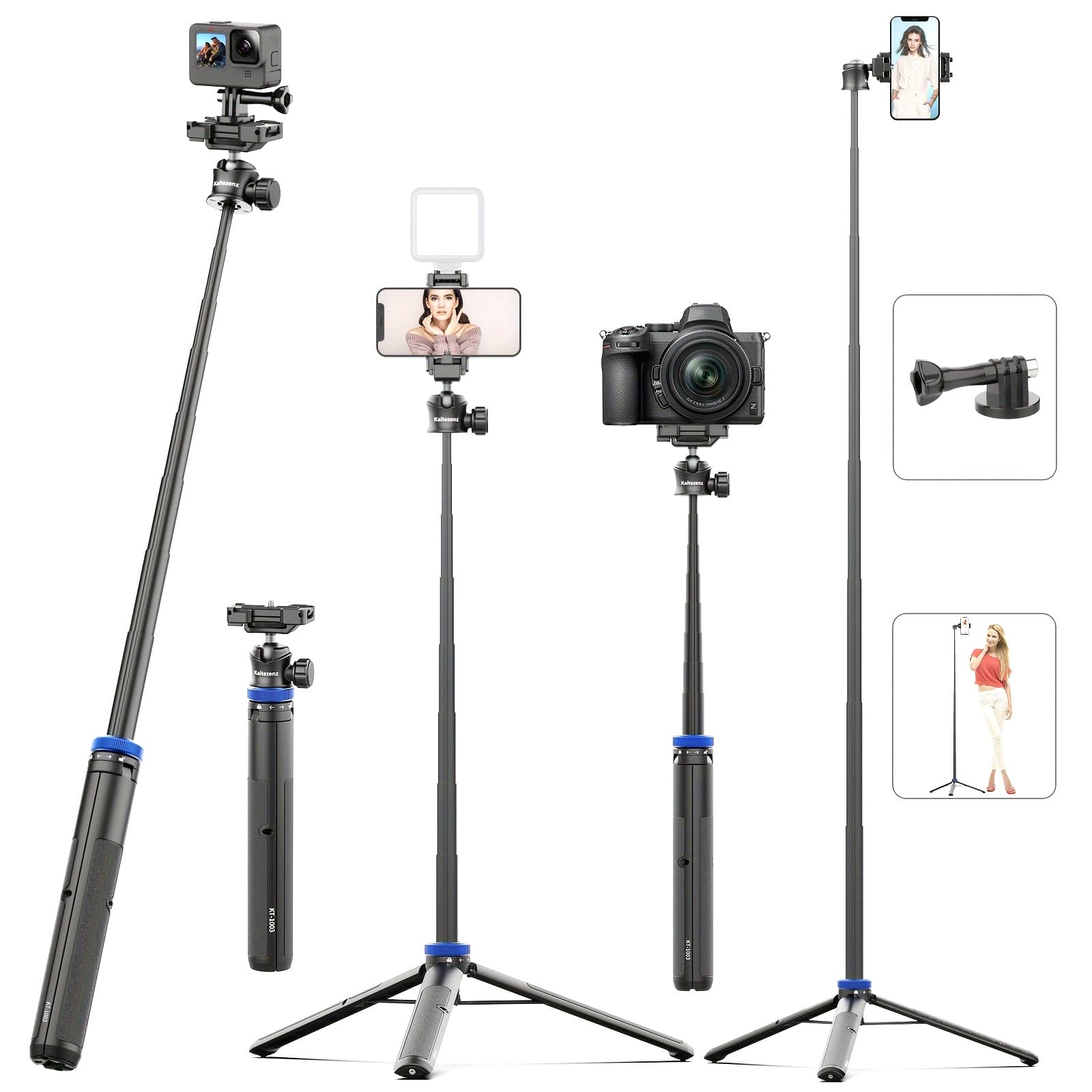   62" trépied à tringle extensible en   - Temu France - Image 1