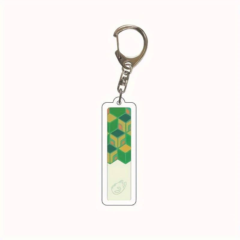 2D Flat - 2D FLAT 18pcs Anime DEMON BLADE Acrylic Keychain Backpack Pendant Suitable for Collection Very Exquisite Gift for Friends
