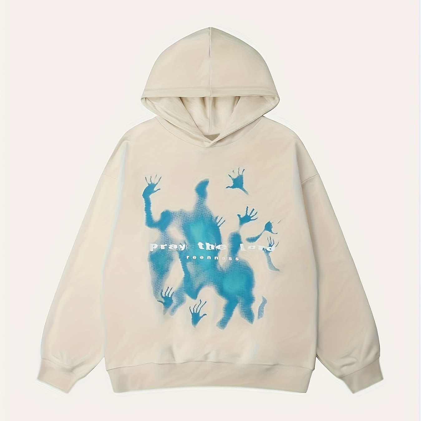Y2K-Inspired Women's Hoodie with Letter Print - Casual Long Sleeve, Drawstring Pullover, Machine Washable - Polyester & Elastane Blend, Y2K Style, ALL/Global/All