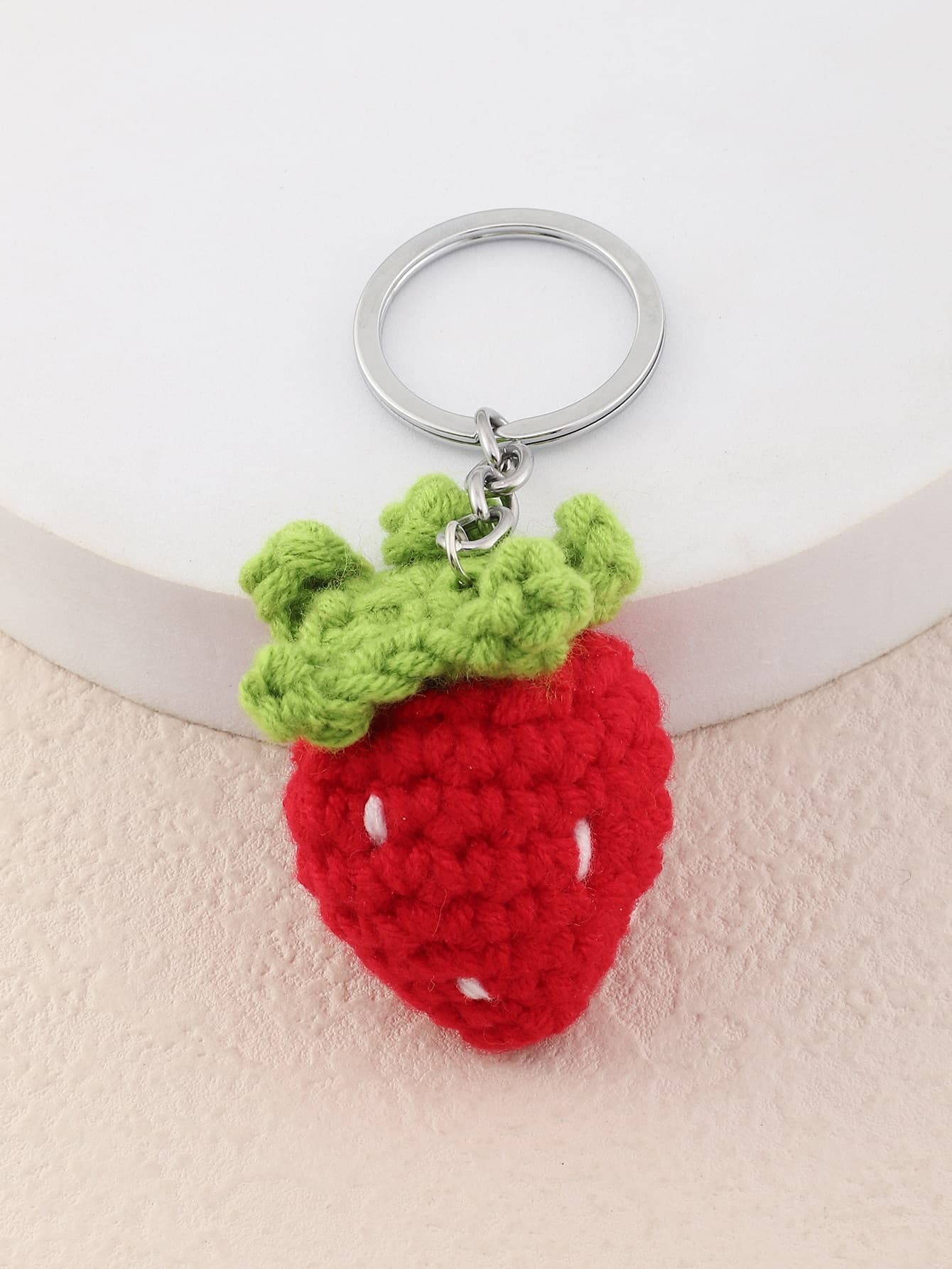 Strawberry Pendant Keychain for gifts, wallets, school bags, backpacks, and satchels - Image 1
