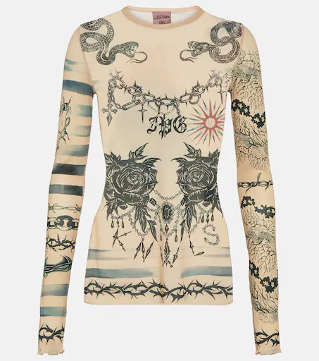 x KNWLS printed mesh top - Image 1