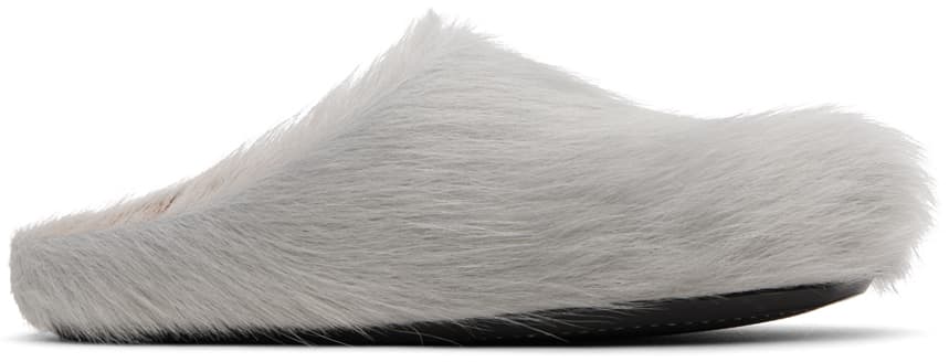 Gray Fussbet Sabot Loafers - Image 1