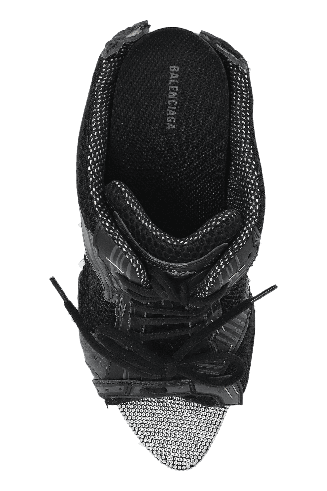 Balenciaga CZARNY Klapki na obcasie ‘Stapler’ thumbnail 6