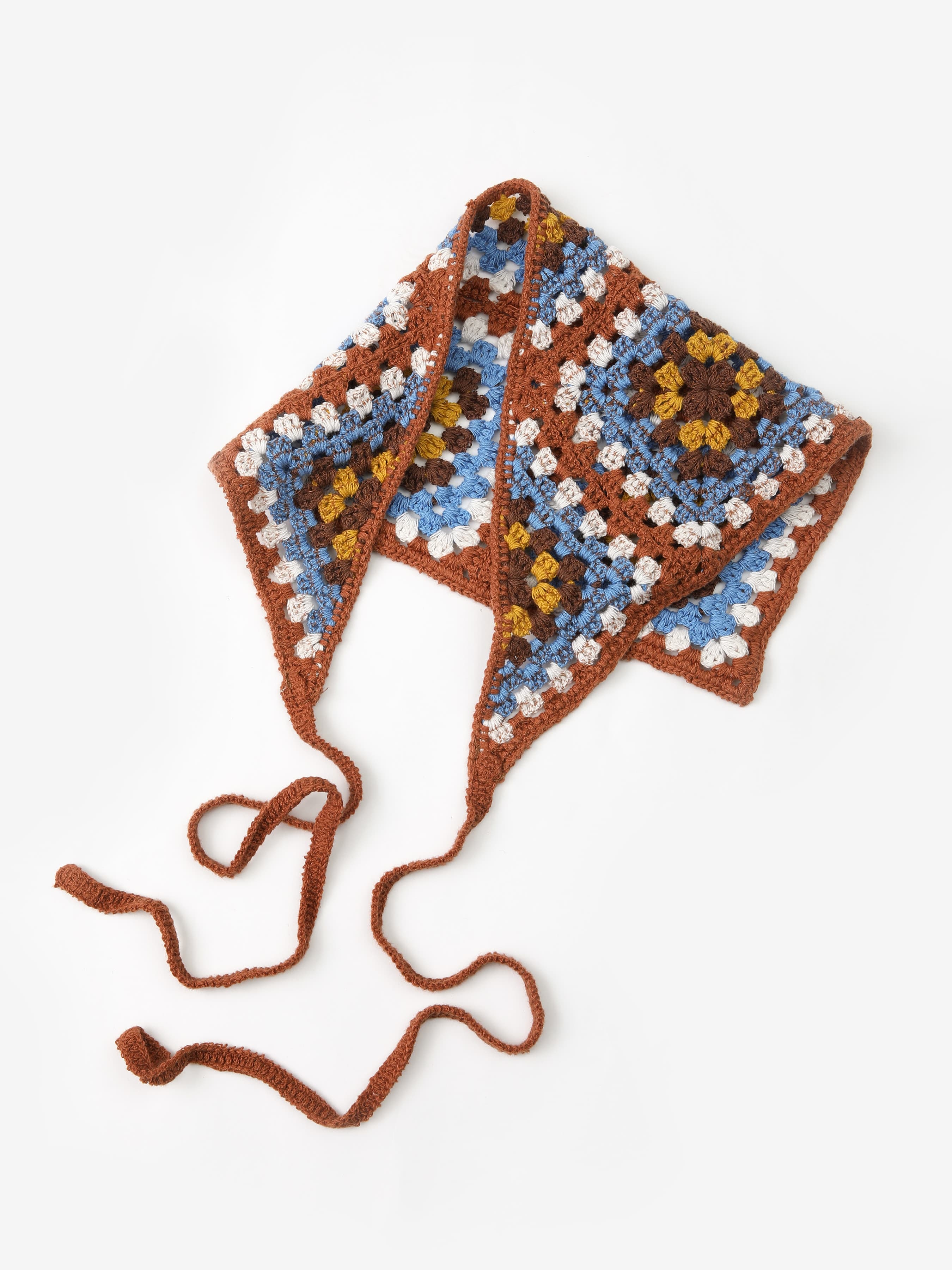 Check Crochet Hair Band  - Image 1