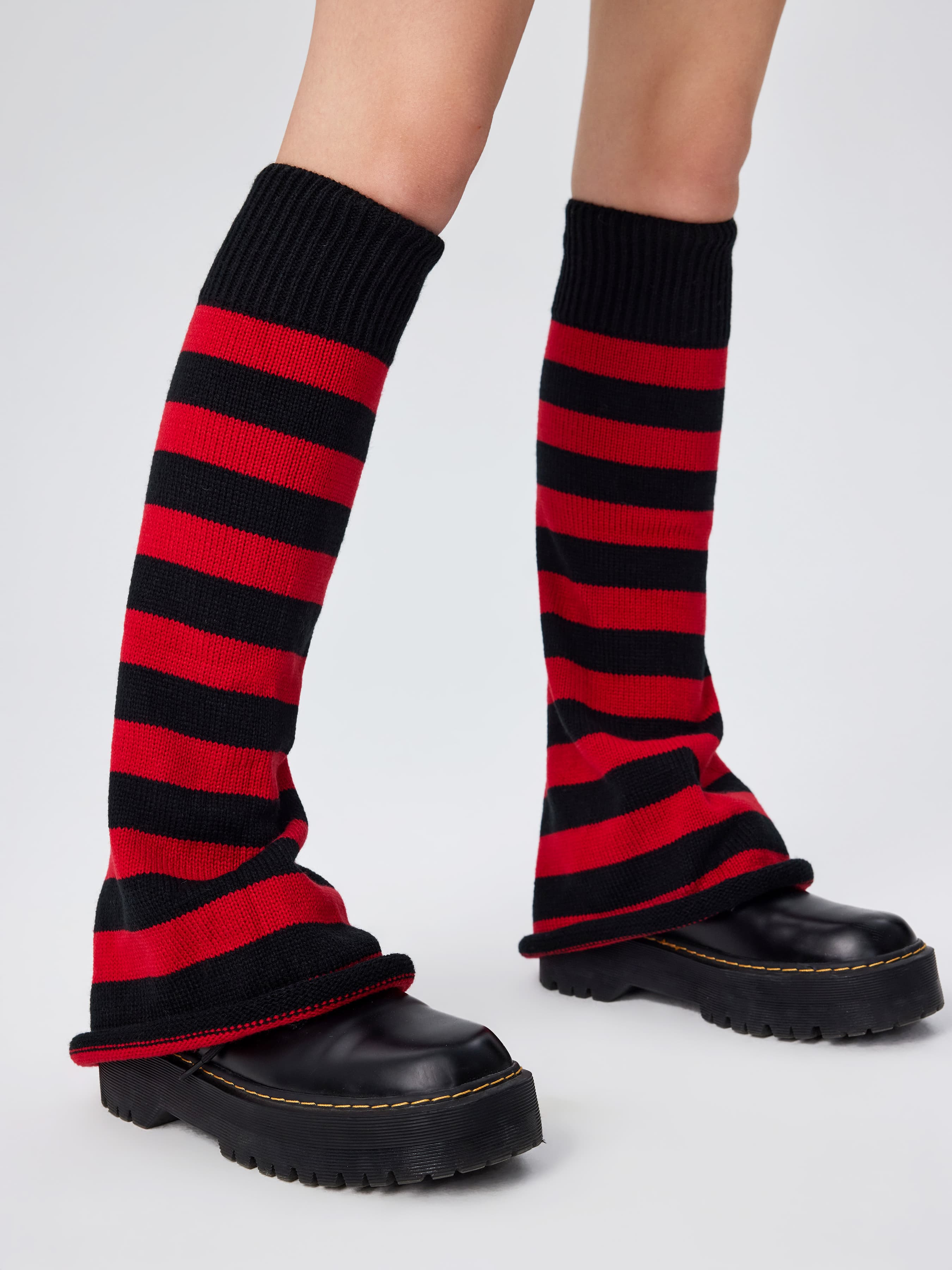 Striped Leg Warmers - Image 1