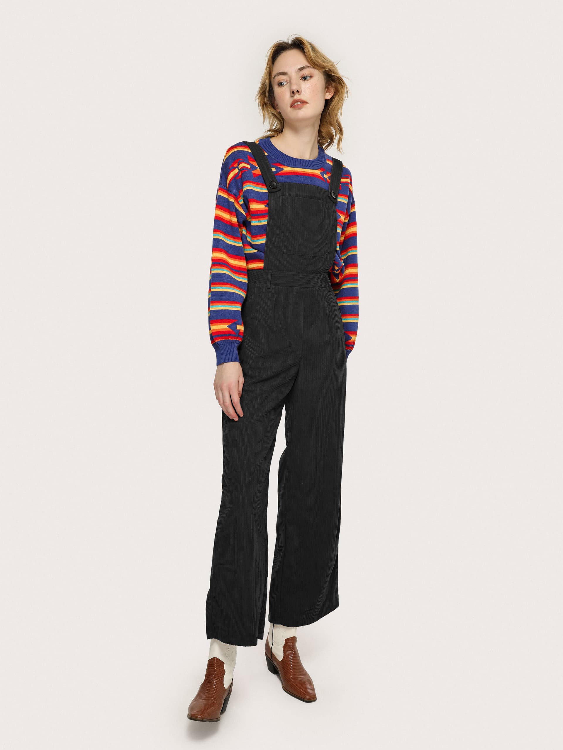 Kordwaren-Wide-Leg-Overalls thumbnail 6