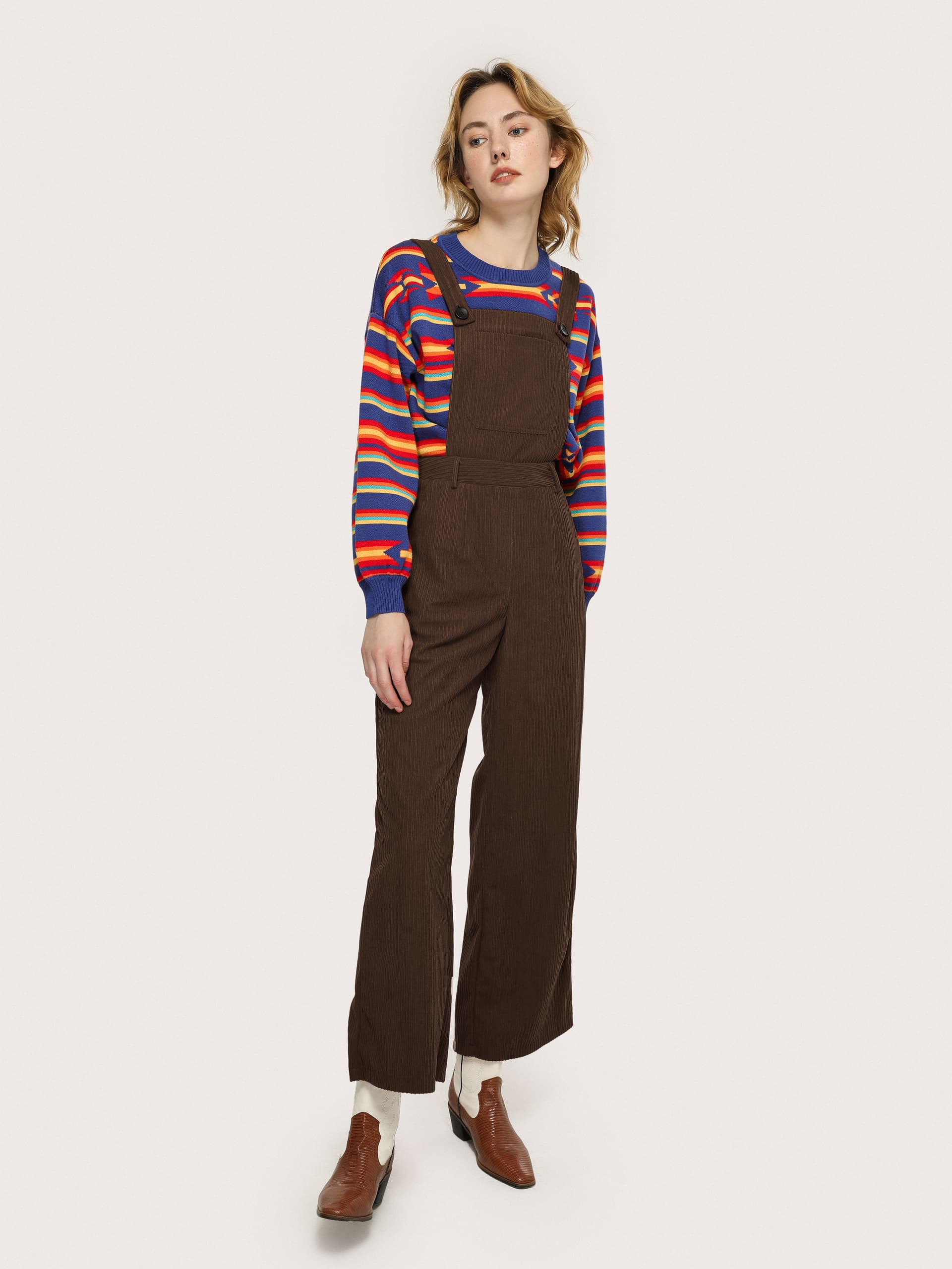 Kordwaren-Wide-Leg-Overalls thumbnail 5