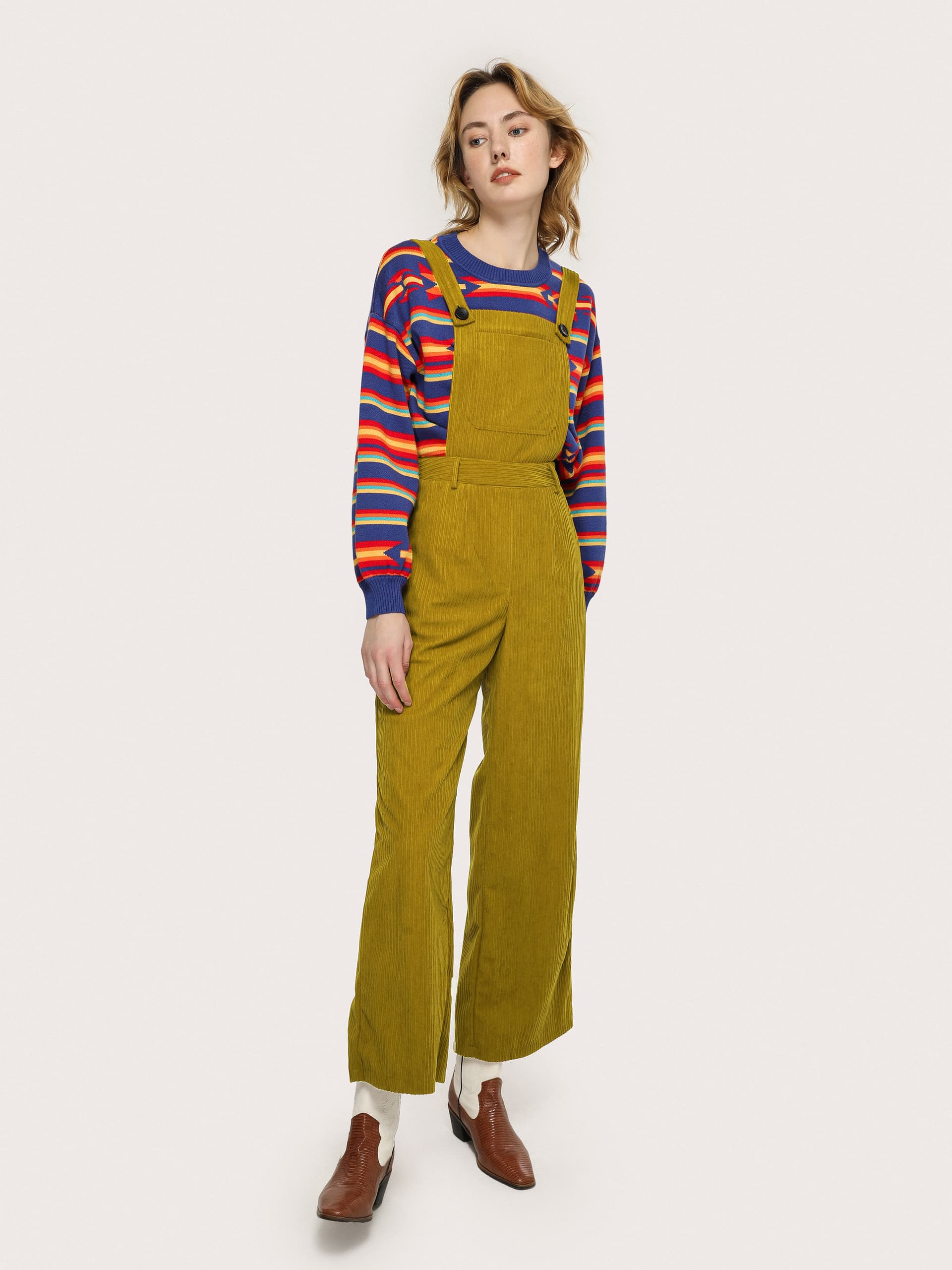 Kordwaren-Wide-Leg-Overalls thumbnail 7