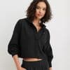 New Fashion Clothing Long-sleeved Hooded half open collar solid color loose sweatshirt thumbnail 11