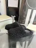 Mar Ted-dy bear fur slides fleece mules slippers winter warm comfortable shoes thumbnail 11