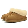 USE Tasman Boots Chestnut Designer Fur Sheepskin Tazz Booties For Women Australia Ultra Mini Platform Slide Snow Boot winter Bootss With Box Size 4-12 thumbnail 12